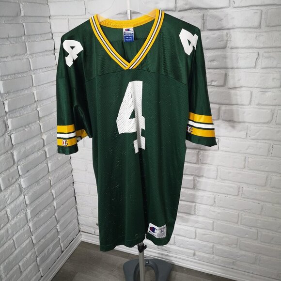 Champion Authentic Apparel Men's Size 44 Green Bay Packers #4 Favre Jersey - Picture 1 of 14